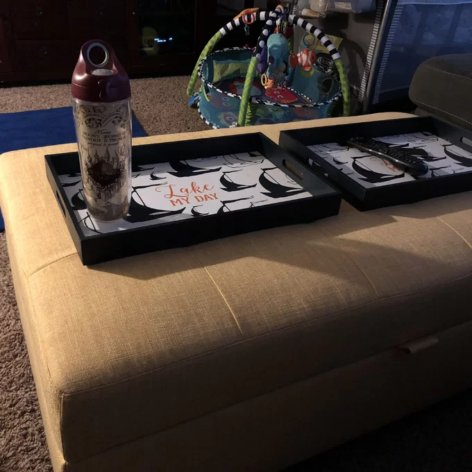 【Furniture】Lacour Upholstered Storage Ottoman