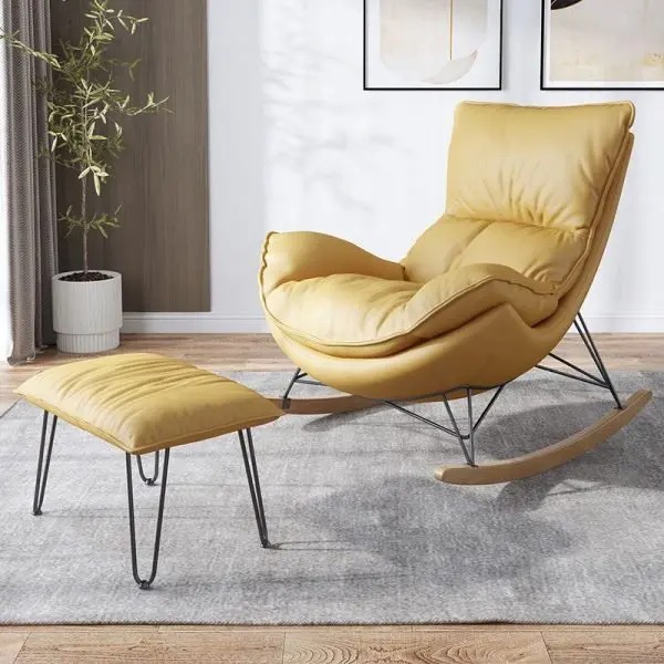 【Furniture】Rocking chair recliner sofa