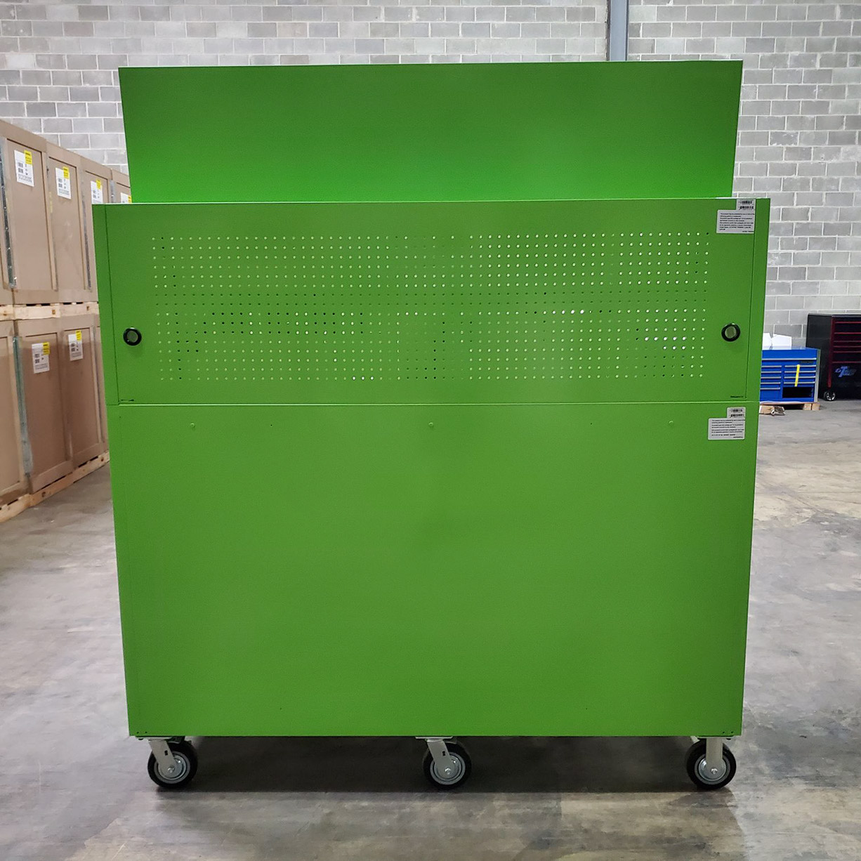 used toolboxShowroom Demo RTB 72 x 25 19 Drawers Roller Cabinet & Hutch Combo C Green-Black