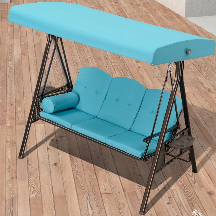 【Home&Garden】Brentley Porch Swing with Canopy