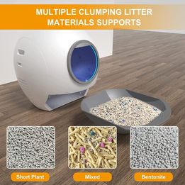 Self-Cleaning Cat Litter Box Extra Large Automatic Cat Litter Box with APP Control & Safe Alert