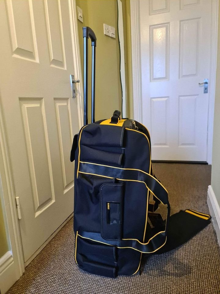 Dewalt tool bag with wheels new.