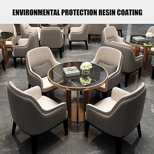 HUAYIN Round Dining Table Set for 4, Dining Table Set with 4 Upholstered Chairs | Small Dining Table Set for Small Spaces Kitchen Modern Home for Cafe Restaurant,White