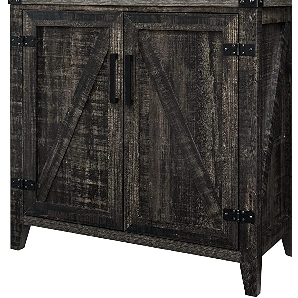 Mahogany Bar Cabinet with Upper Glass Cabinet