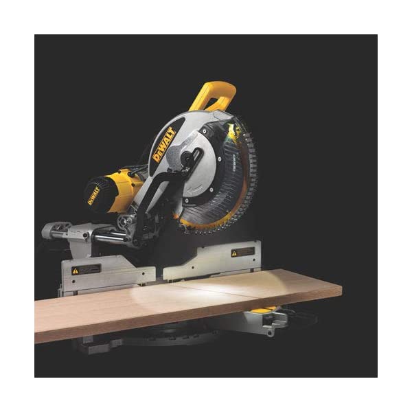 DEWALT 12-Inch Miter Saw, 15-Amp, Single Bevel, Compound (DWS715) 12