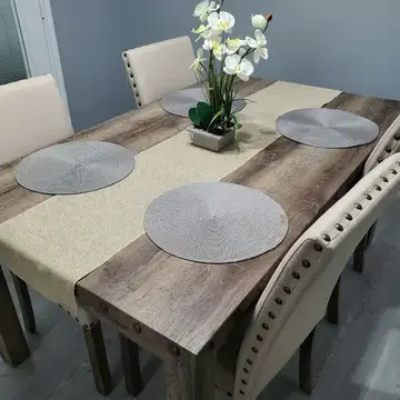 6 - Person Solid Wood Dining Set