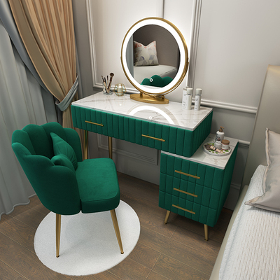 Nordic light luxury dressing table bedroom modern minimalist small apartment wind dressing table integrated dressing table