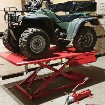 Quad Bike Bench Lift. Motorcycle Lift.Ride On Mower Bench Hydraulic Lift