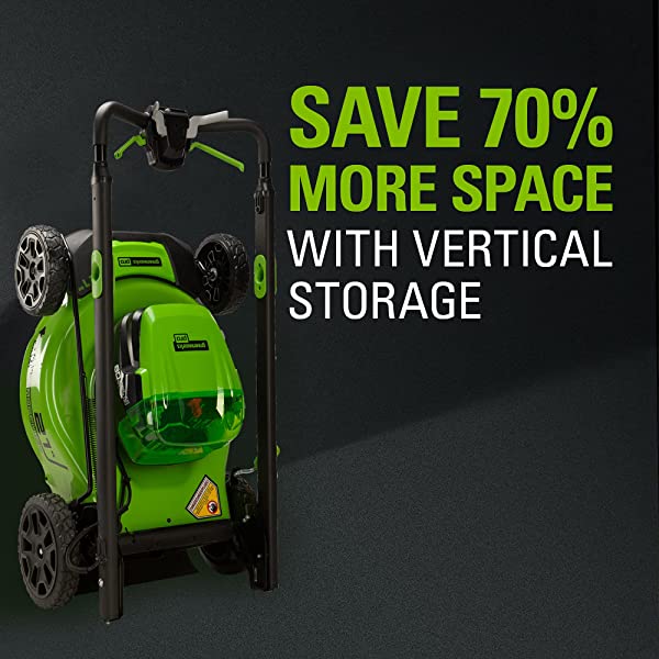 Greenworks Pro 80V 21 inch Cordless Push Lawn Mower, Includes Two 2Ah Batteries and Charger, GLM801601 (2) 2Ah Batteries Push