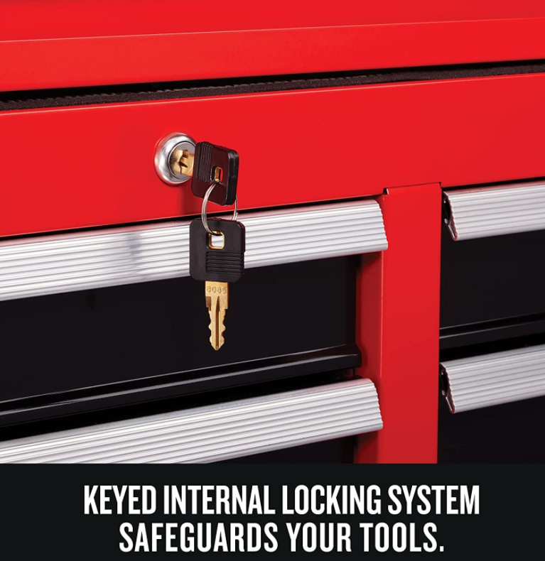 CRAFTSMAN Tool Cabinet with Drawer Liner Roll & Socket Organizer, 52-Inch