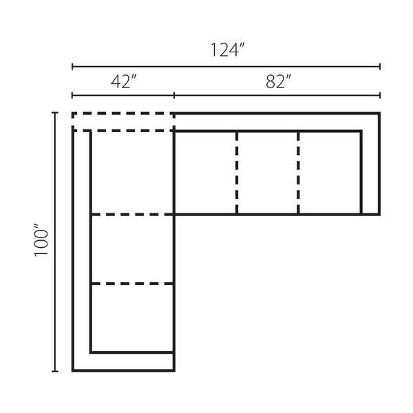 Findley 124" Wide Corner Sectional