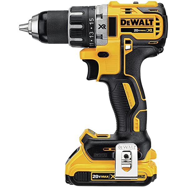 DEWALT 20V Max Cordless Drill Combo Kit, 2-Tool (DCK240C2),Yellow/Black Drill Driver/Impact Combo Kit 20V Combo Kit