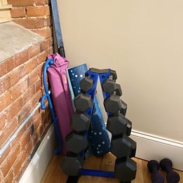 CAP Barbell 150 LB Dumbbell Set with Rack, Color Series