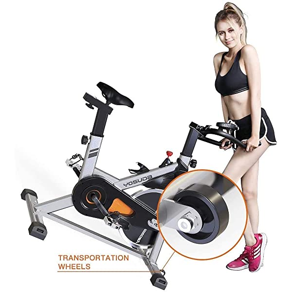 YOSUDA Indoor Cycling Bike Stationary - Cycle Bike with Ipad Mount & Comfortable Seat Cushion