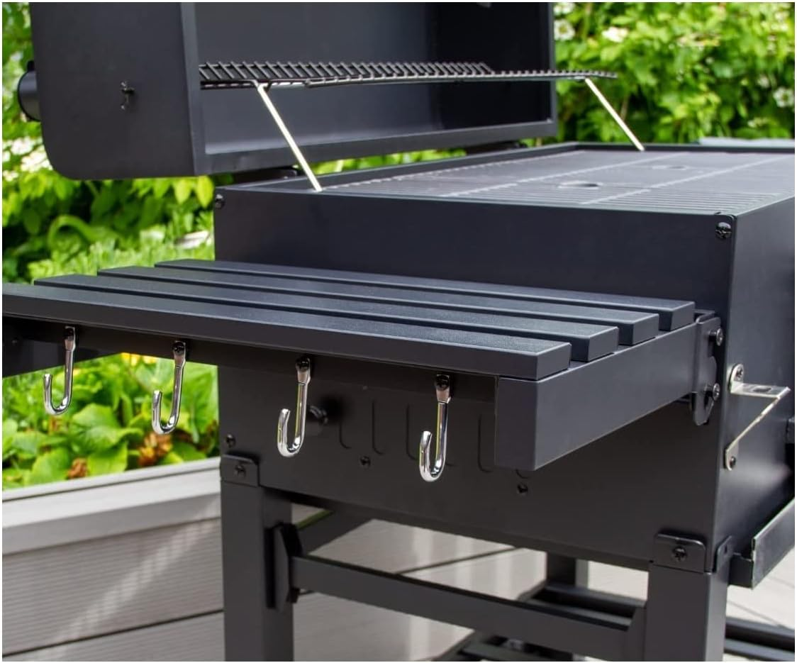 CosmoGrill Outdoor XXL Smoker Barbecue Charcoal Portable BBQ Grill Garden