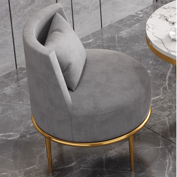 【Furniture】Four Sets Outdoor Leisure Tea Table Chair Combination Backrest Chair 1 Table and 3 Chairs