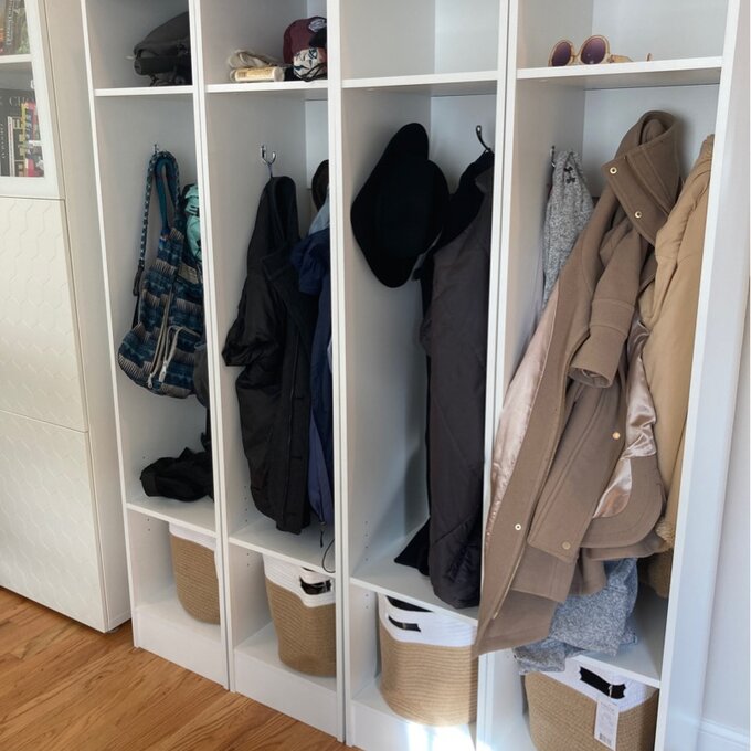 【Furniture】Mcalmont 59'' Wide Hall Tree (Set of 4)