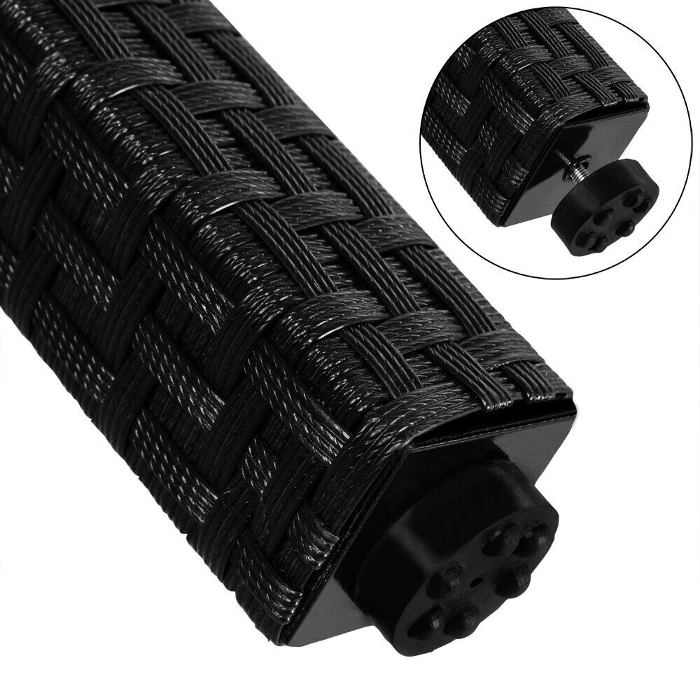 【Home&Garden】Salon de jardin en polyrotin Ensemble de jardin 8 personnes table et chaises