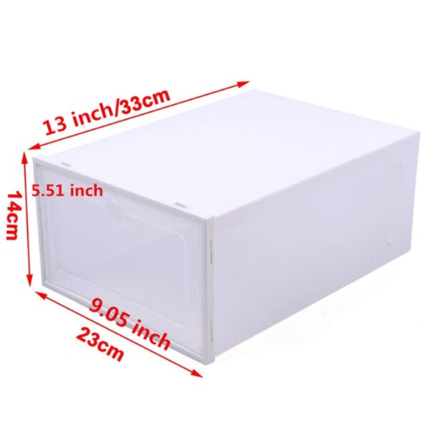 Foldable Home Organizer 24 Pair Shoe Storage Box