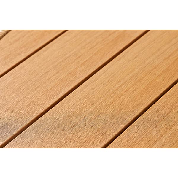 Quality Outdoor Living 65-YZ03HM Hermosa 3 Piece Chat Set, Tan Wicker + Linen Cushions 3-Piece Chat Set (Linen Cushions)