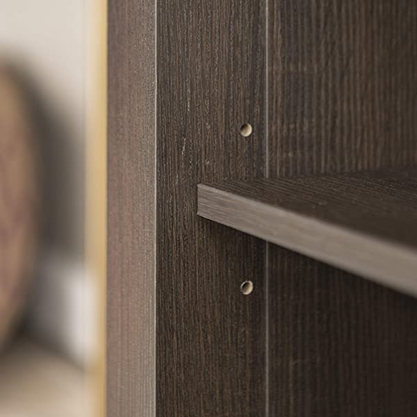 Walker Edison Wren Classic 4 Cubby TV Stand for TVs up to 65 Inches, 58 Inch, Black Black 58 InchTV Stand