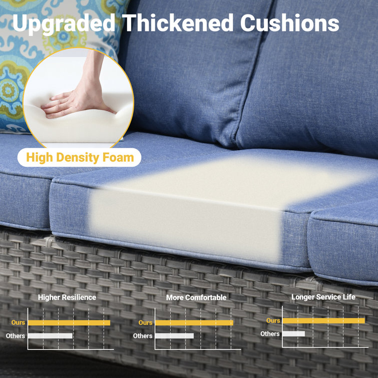 Allcot 7 - Person Outdoor Seating Group with Cushions