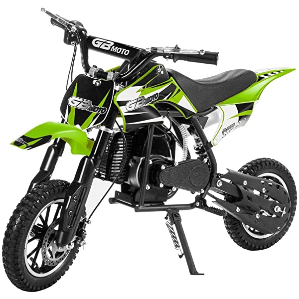 XtremepowerUS 49CC 2-Stroke Gas Power Mini Pocket Dirt Bike Dirt Off Road Motorcycle Ride-on (Blue)