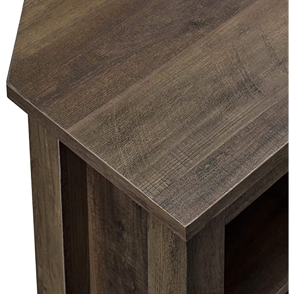 Walker Edison Wren Classic 4 Cubby TV Stand for TVs up to 65 Inches, 58 Inch, Black Black 58 InchTV Stand