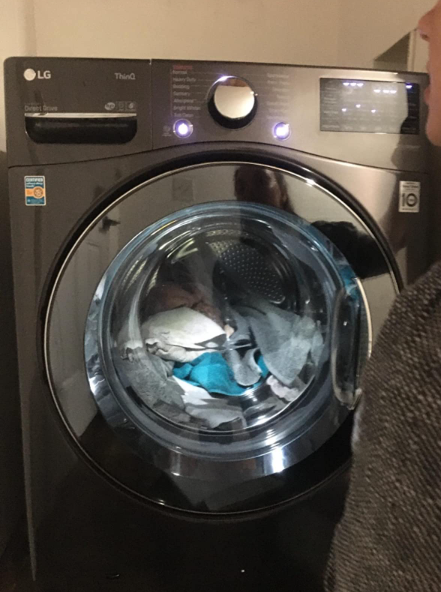 LG WM3998HBA 4.5 cu.ft. Front Load Washer & Dryer Combo