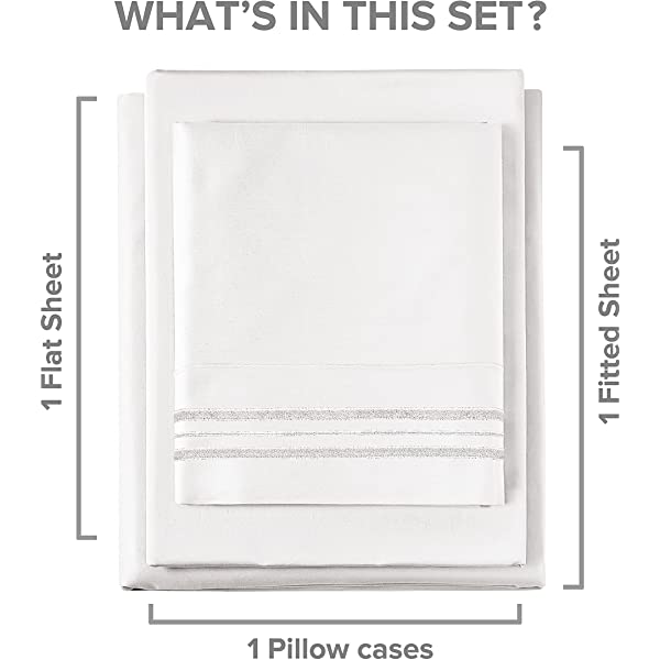 Queen Size Sheet Set - 4 Piece - Hotel Luxury Bed Sheets - Extra Soft - Deep Pockets - Easy Fit - Breathable & Cooling Sheets - Wrinkle Free - Comfy – Dark Grey Bed Sheets - Queens Sheets – 4 PC Queen Grey