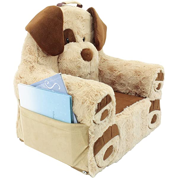 Soft Landing Fox Sweet Seats | Premium Character Chair with Carrying Handle & Side Pockets – Orange