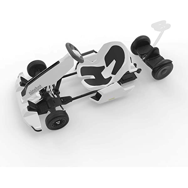 Segway Ninebot Electric GoKart Pro and Gokart Bundle, Outdoor Race Pedal Go Karting Car for Kids and Adults, Adjustable Length and Height, Ride On Toys Gokart Pro (with Ninebot S MAX)