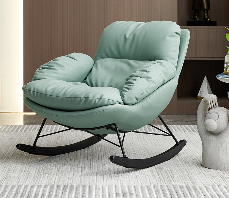 Lazy sofa rocking chair balcony home leisure living room small apartment bedroom single light luxury recliner rocking chair