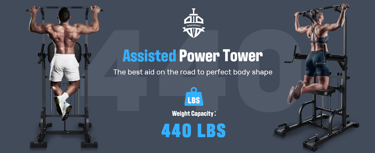 Sportsroyals assisted power tower