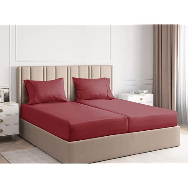 Queen Size Sheet Set - 4 Piece - Hotel Luxury Bed Sheets - Extra Soft - Deep Pockets - Easy Fit - Breathable & Cooling Sheets - Wrinkle Free - Comfy – Dark Grey Bed Sheets - Queens Sheets – 4 PC Queen Grey