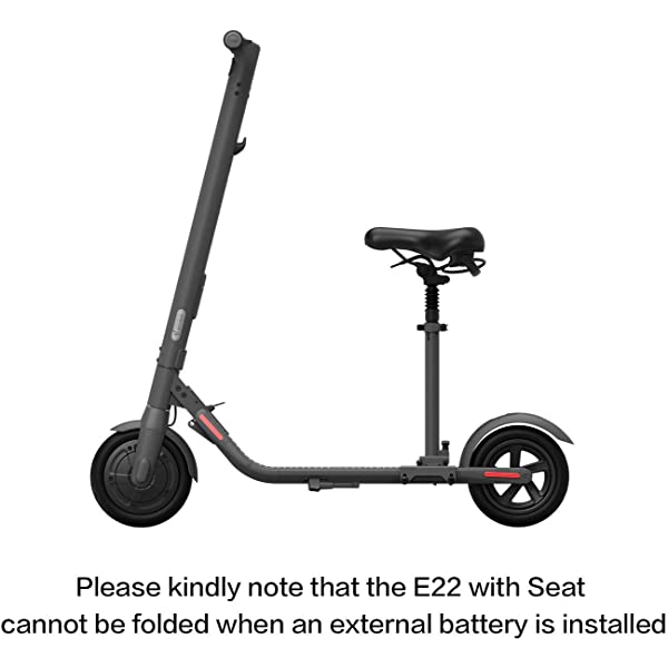 Segway Ninebot E22 E45 Electric Kick Scooter, Upgraded Motor Power, 9-inch Dual Density Tires, Lightweight and Foldable