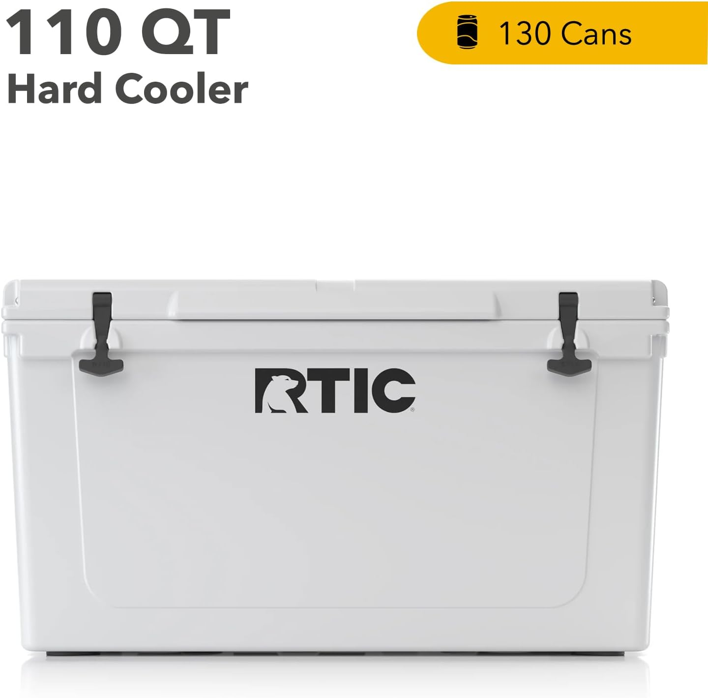 RTIC 45、65、85、110 QT Ultra-Tough Cooler Hard Insulated Portable Ice Chest Box for Beach, Drink, Beverage, Camping, Picnic, Fishing, Boat, Barbecue