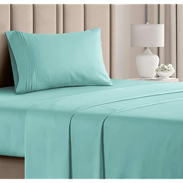 Queen Size Sheet Set - 4 Piece - Hotel Luxury Bed Sheets - Extra Soft - Deep Pockets - Easy Fit - Breathable & Cooling Sheets - Wrinkle Free - Comfy – Dark Grey Bed Sheets - Queens Sheets – 4 PC Queen Grey