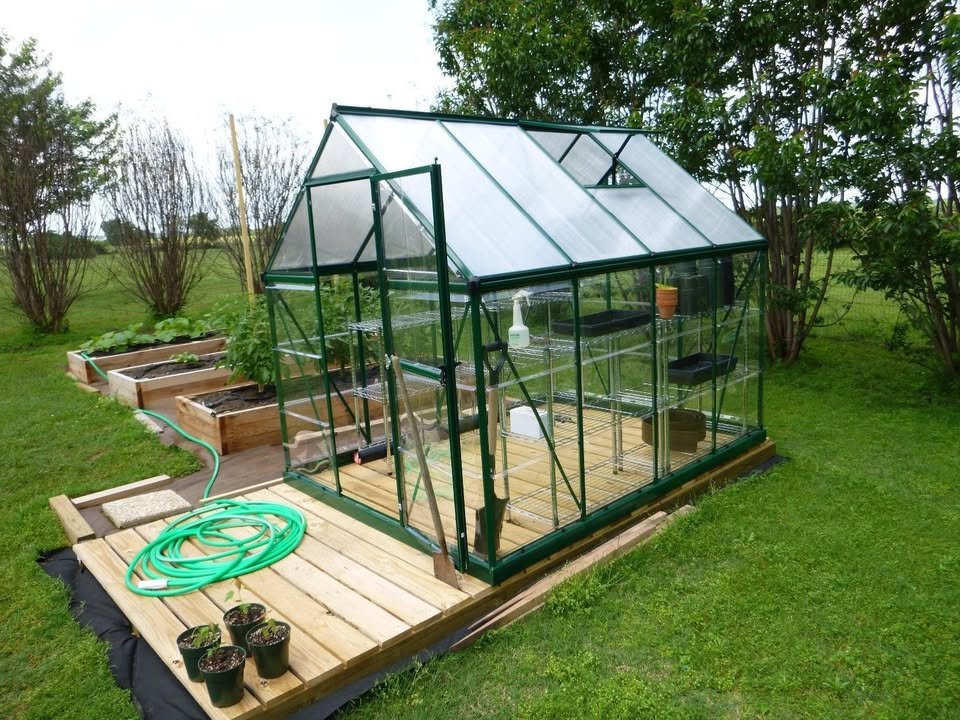 Canopia Hybrid 6' x 8' Greenhouse - Forest Green
