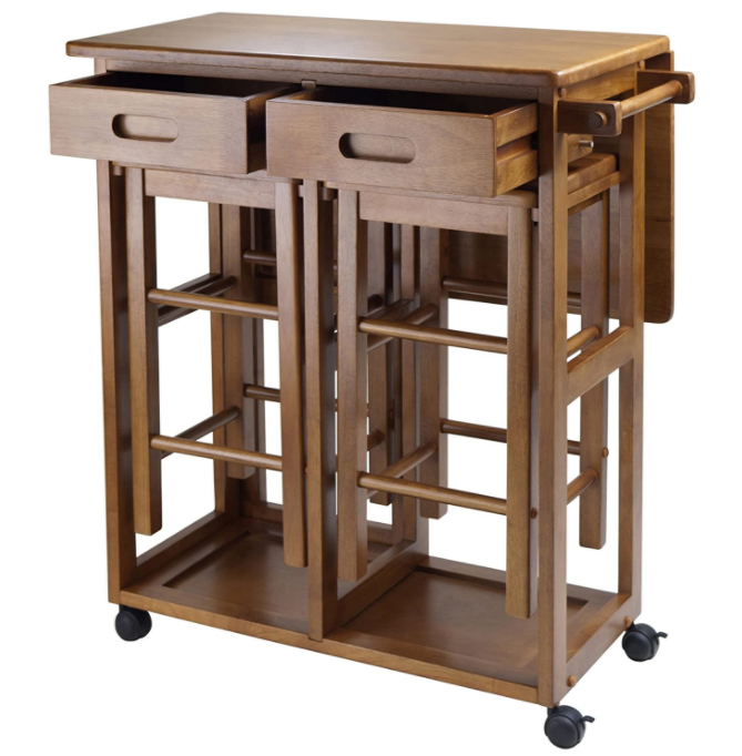 Winsome Wood Suzanne kitchen, square, teak